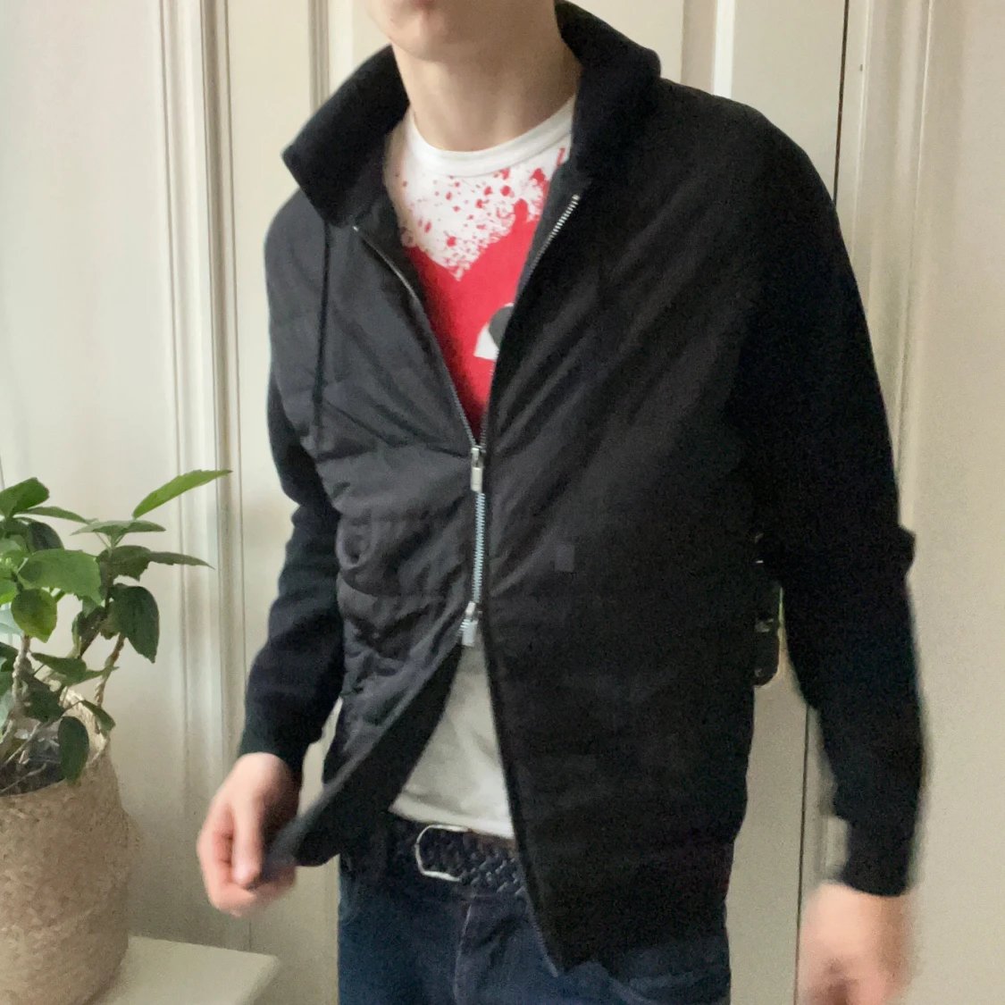 Massimo Dutti cardigan svart - 1