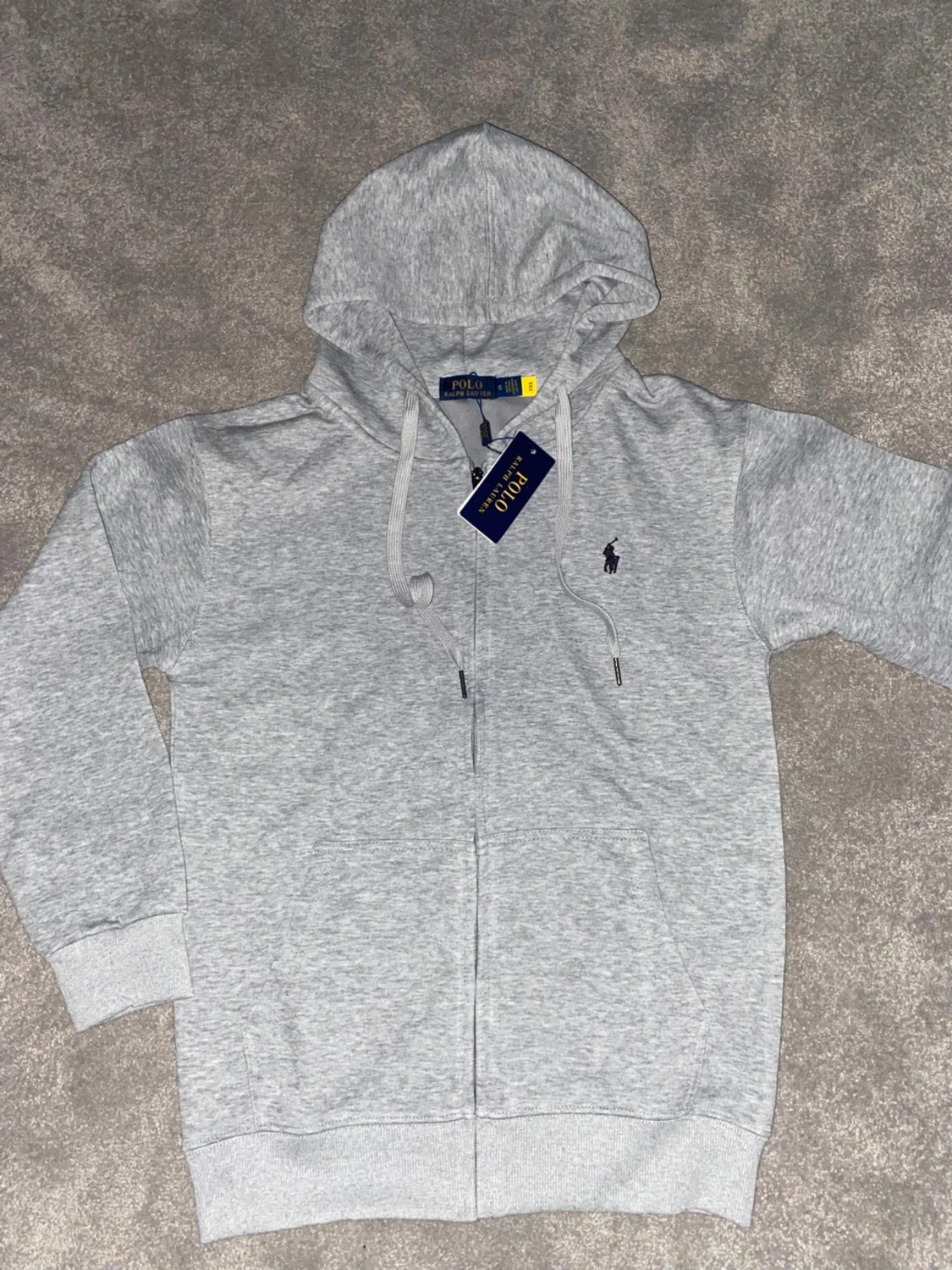 Grå hoodie från Polo Ralph Lauren - 1