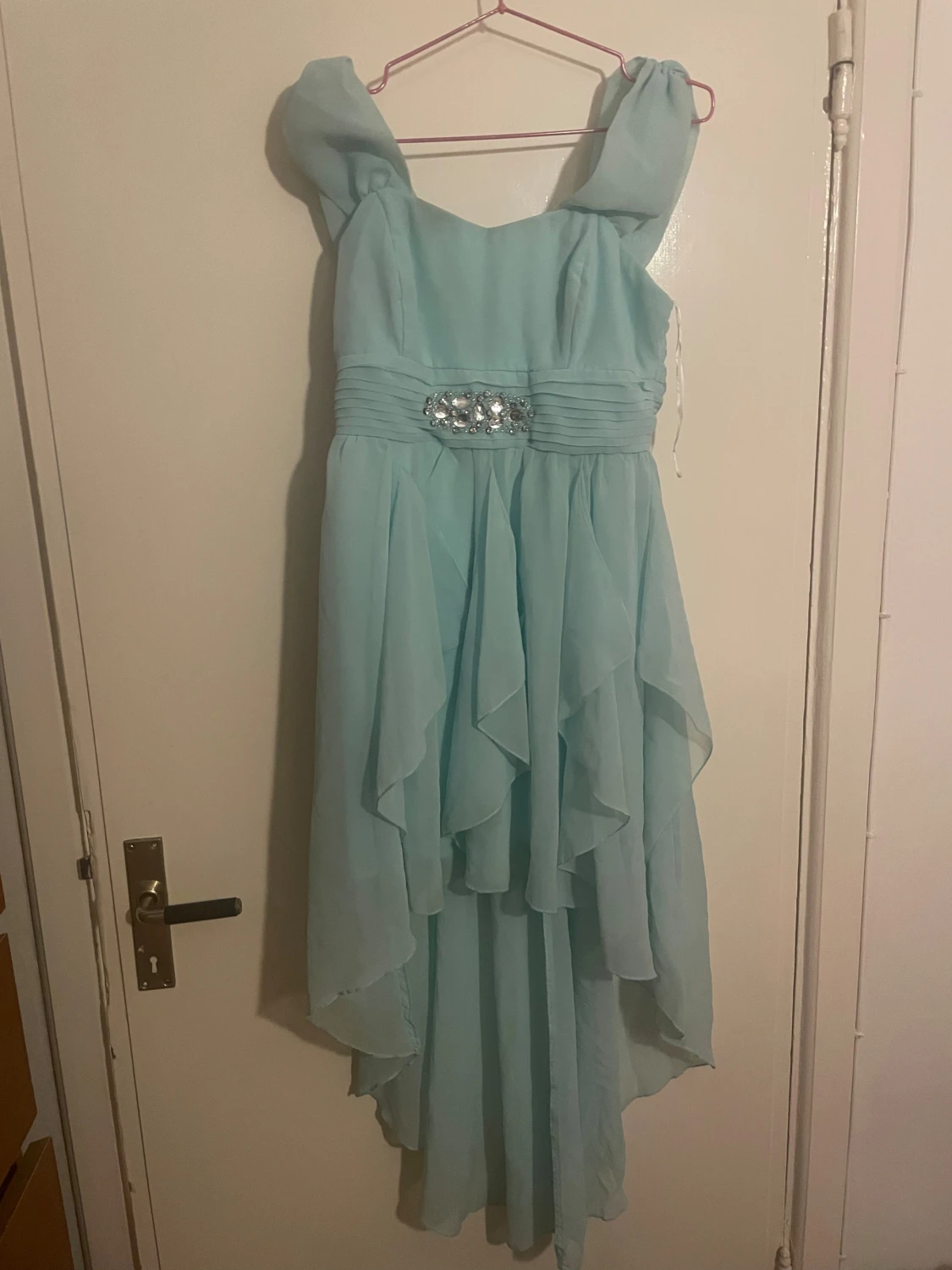 Ljusblå långklänning från Bodyflirt