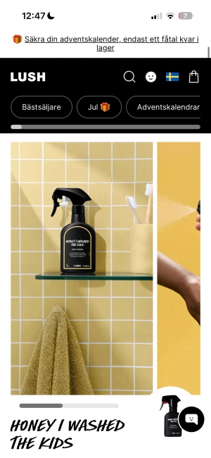 Honey I Washed The Kids spray - Body spray från Lush med namnet Honey I Washed The Kids. Volym: 200 ml. Perfekt för dig som vill ha en fräsch och unik doft i vardagen.