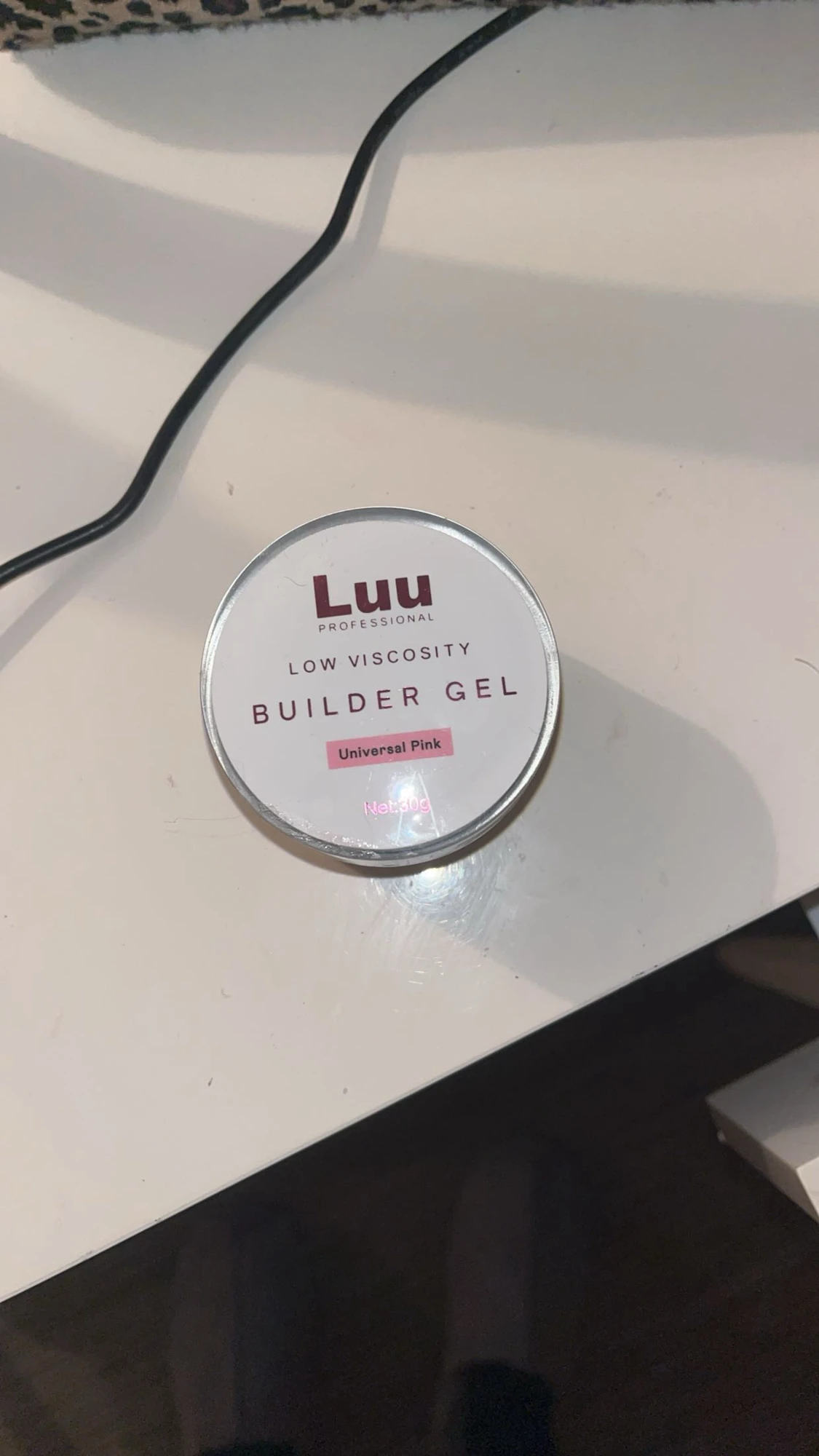 Luu Builder Gel Universal Pink 30g - 1