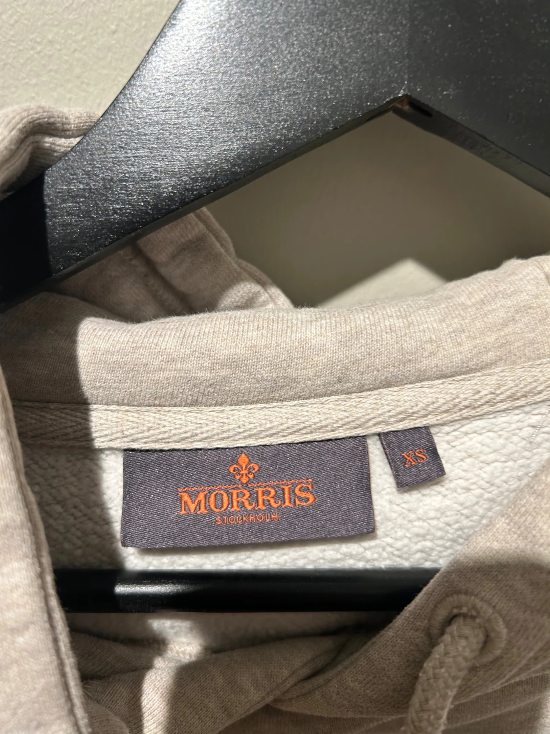 Beige hoodie från Morris Stockholm XS - 1