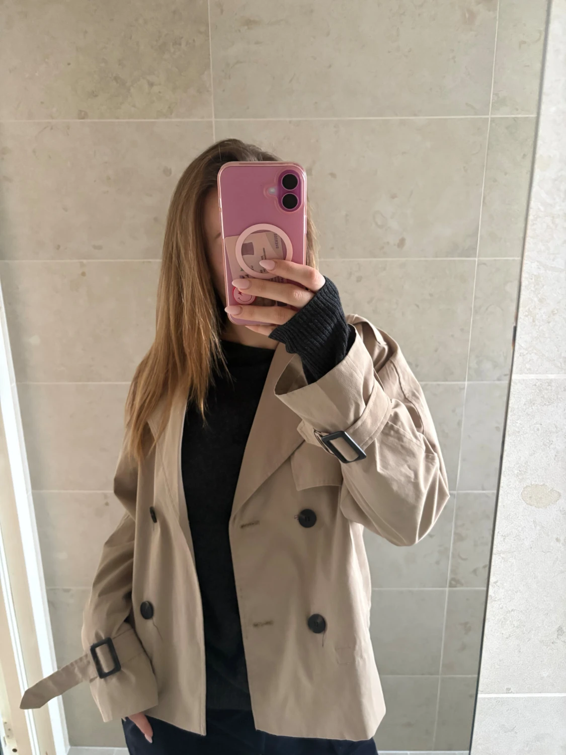 Beige trenchcoat  - 1