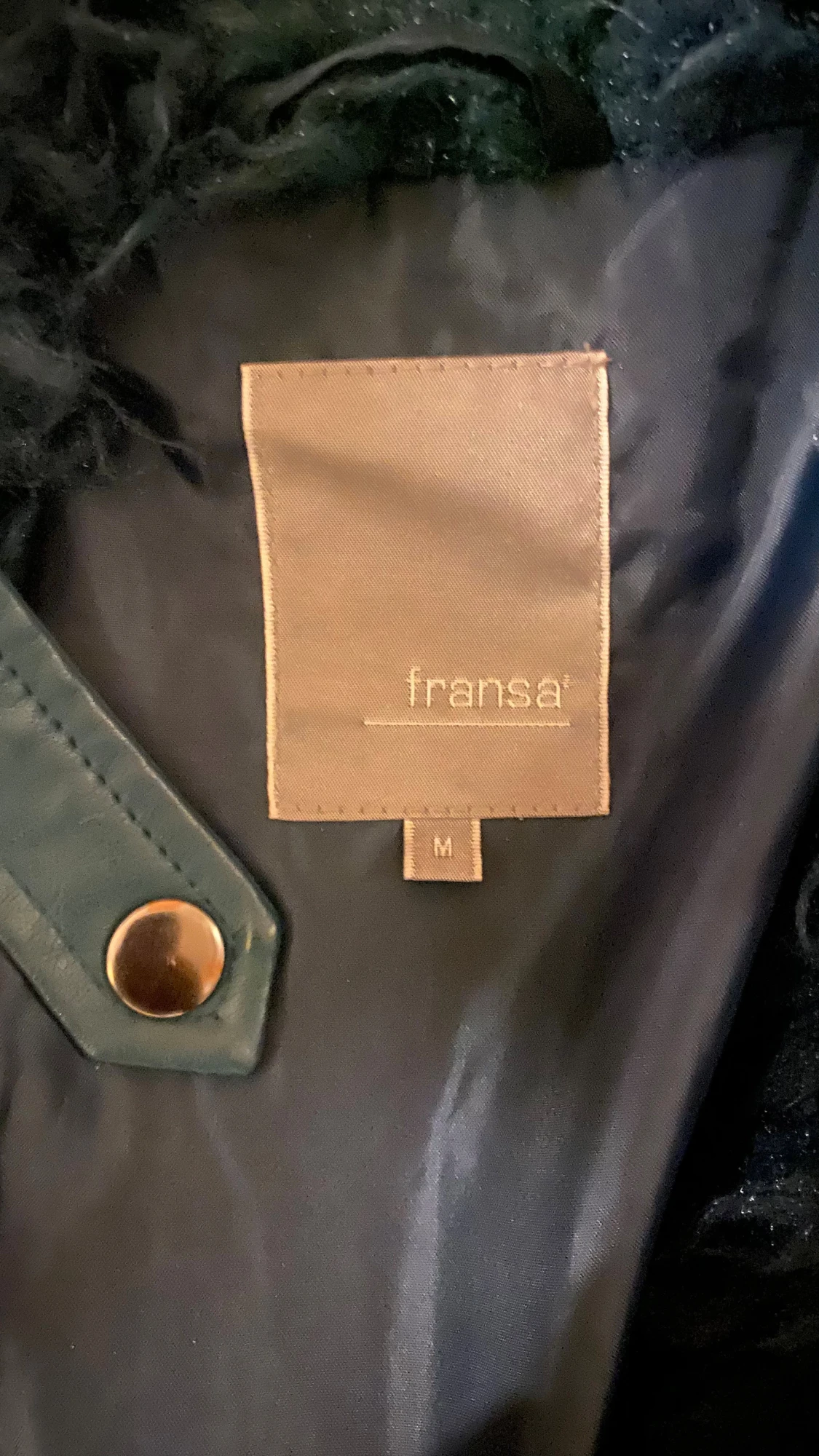 Fluffig jacka från fransa - 1