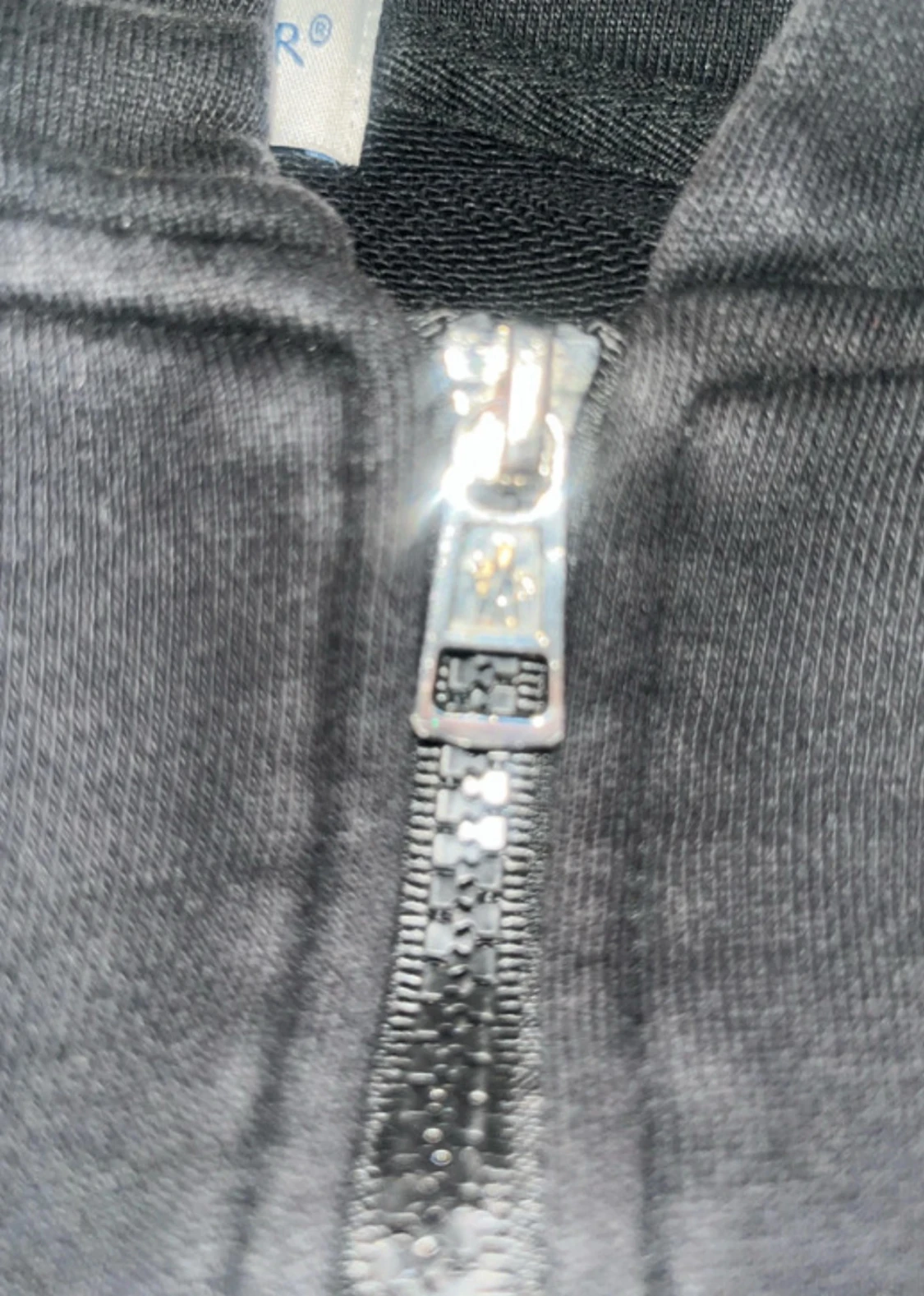 Svart Moncler zip - 3