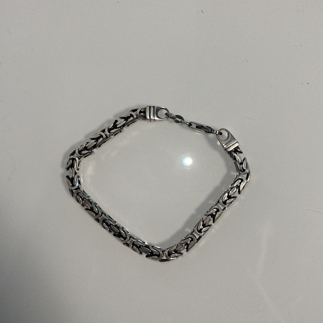 Kejsar länk i äkta silver 925 - 2