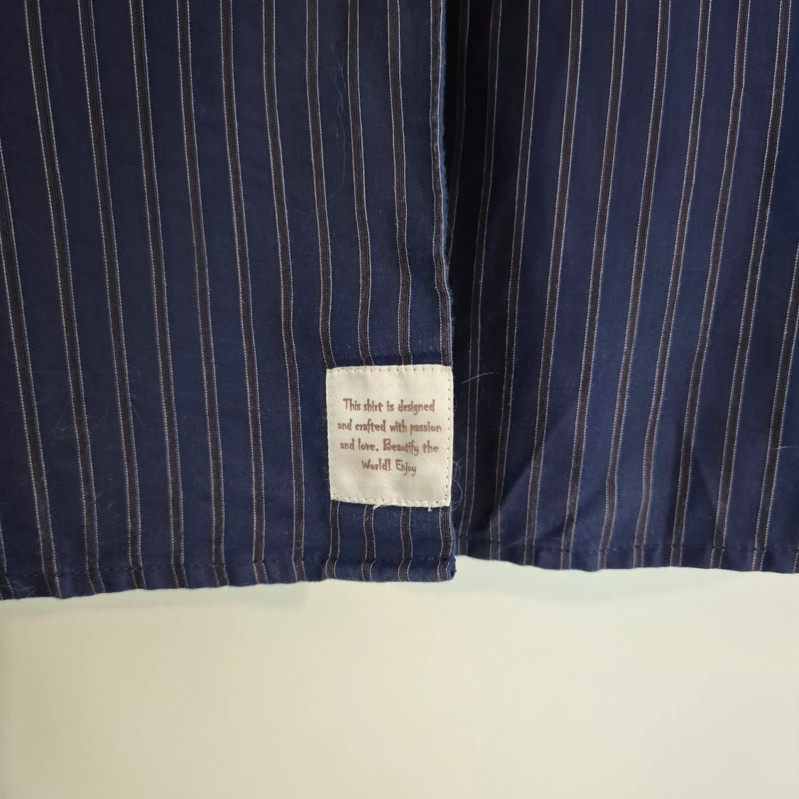 Randig blå skjorta från Hugo Boss - 2