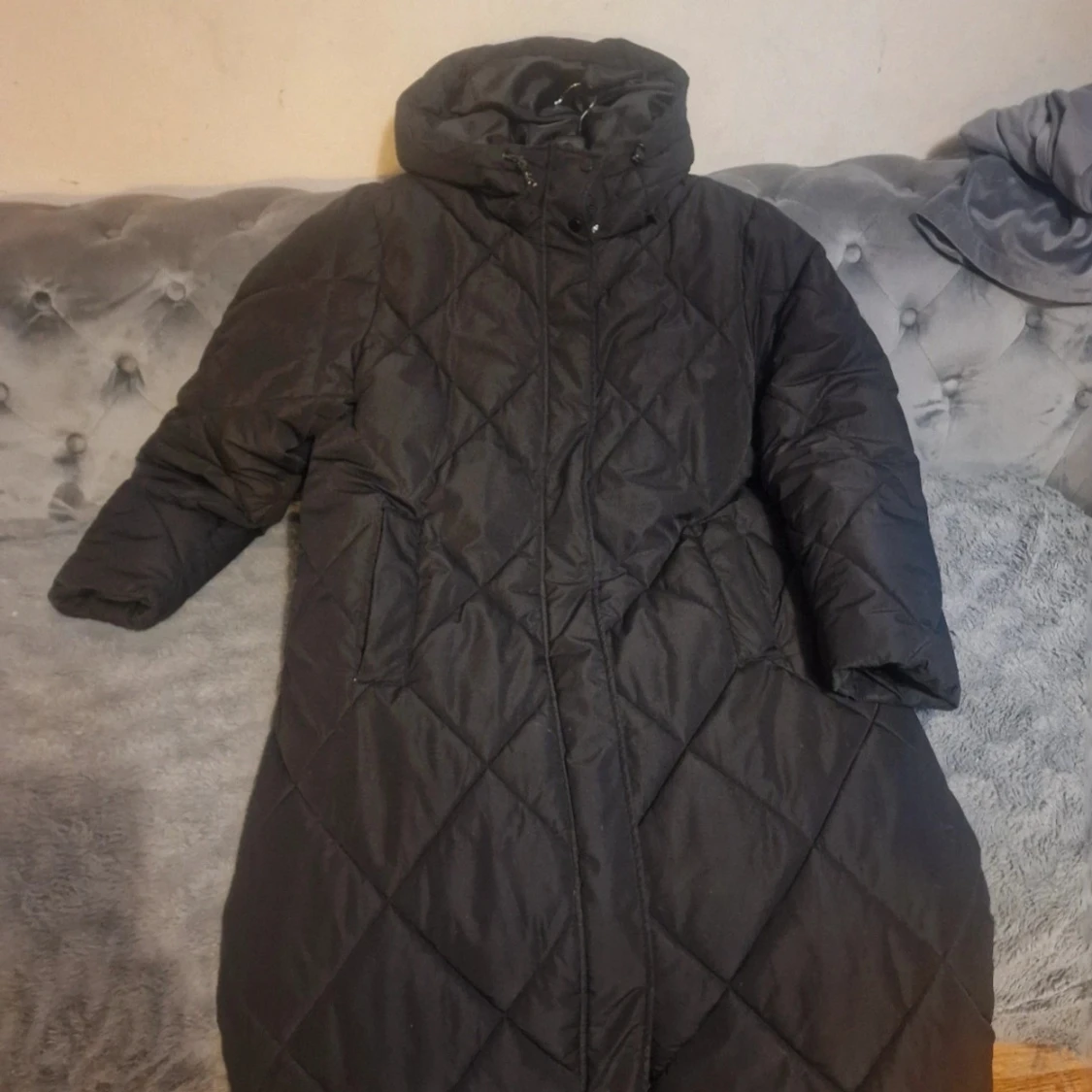 Svart lång pufferjacka Vero Moda S - 2