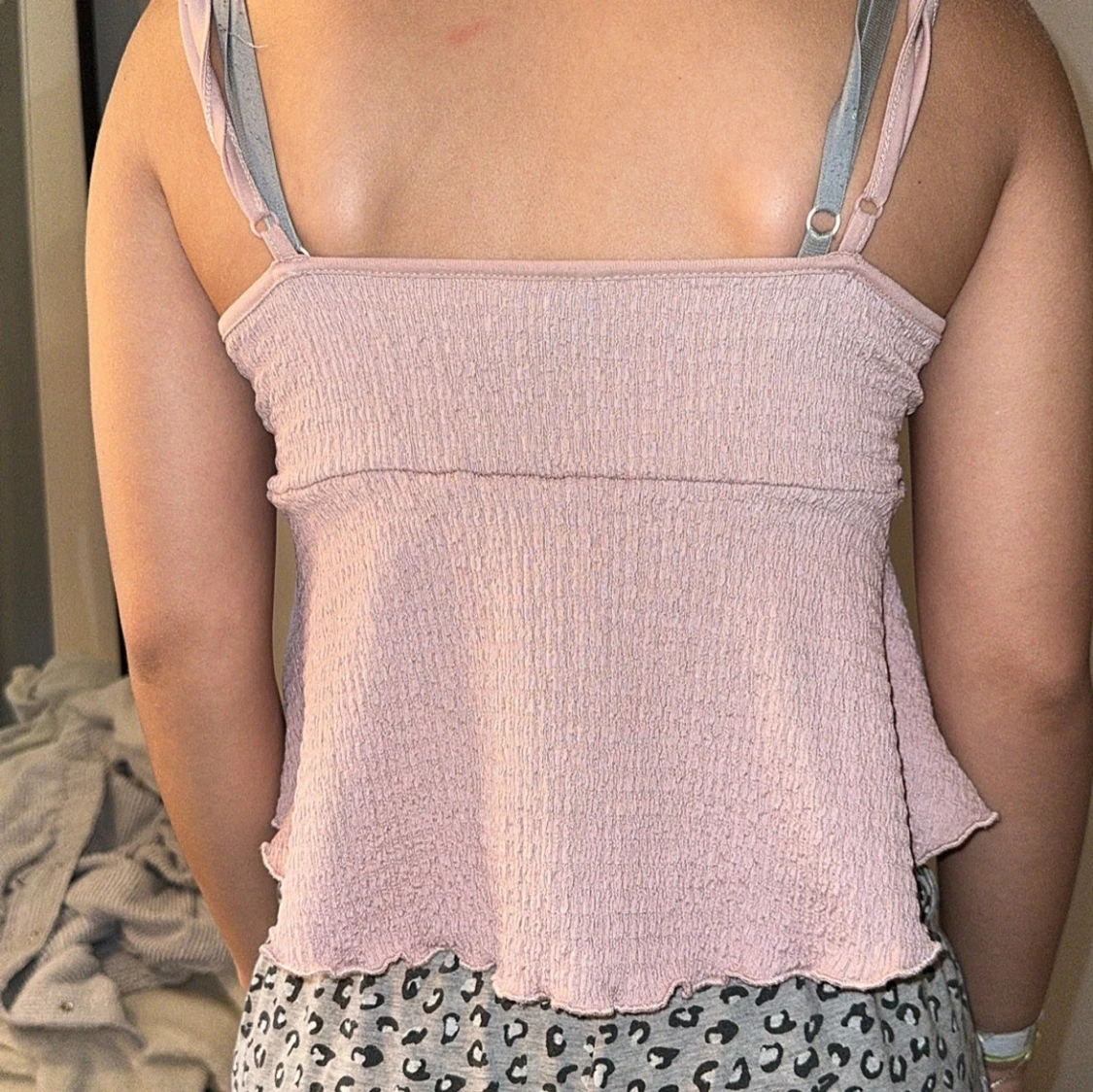 Ljusrosa smockad linnetopp - 1