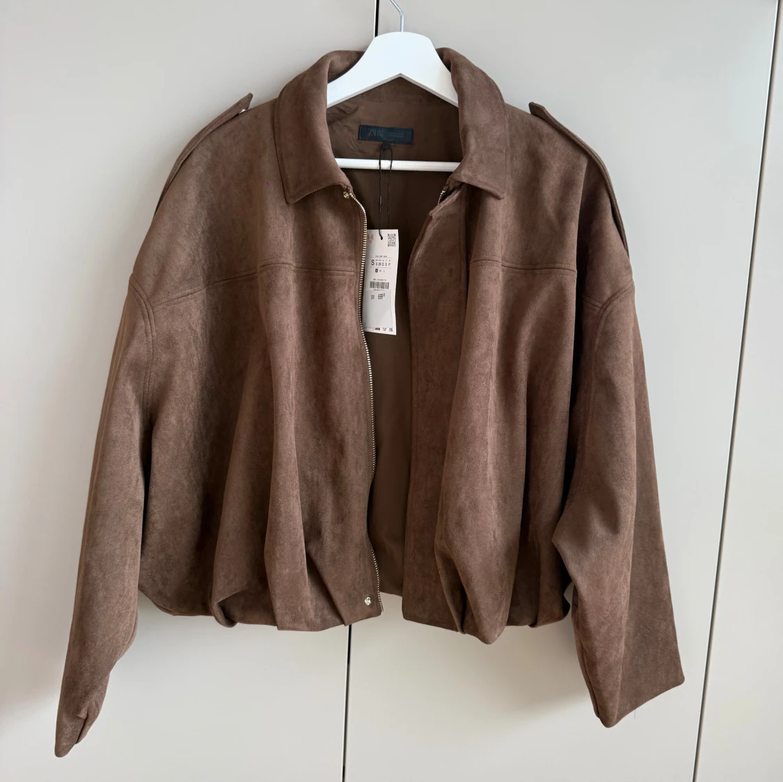 Brun mockajacka från Zara, oversized - 1