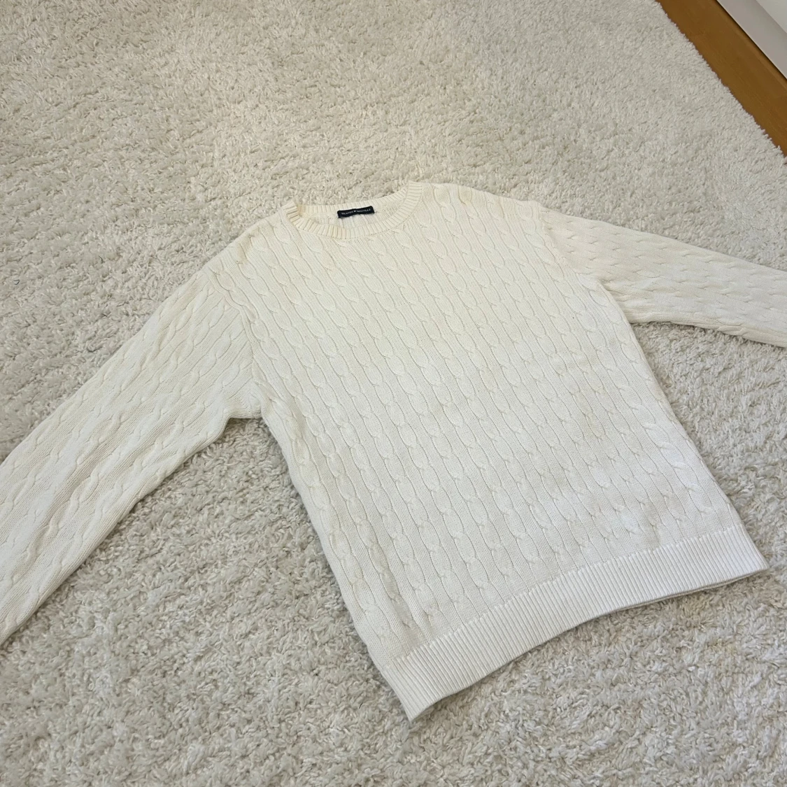 Vit stickad tröja Brandy Melville - 1