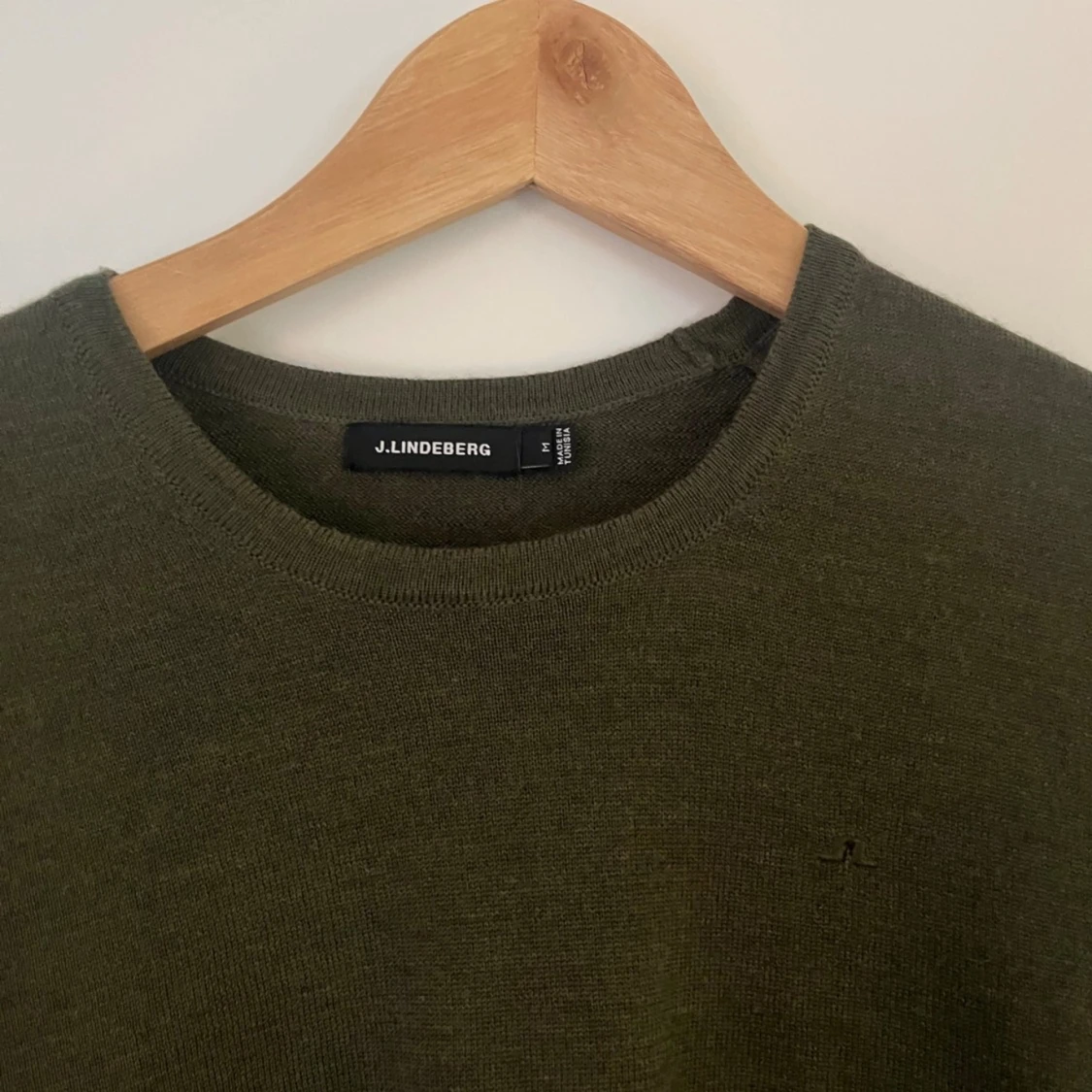 Olivgrön stickad tröja J.Lindeberg - 91