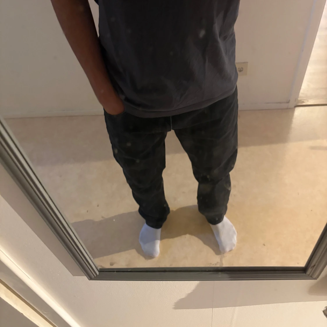 Svarta stretchjeans från Hugo Boss