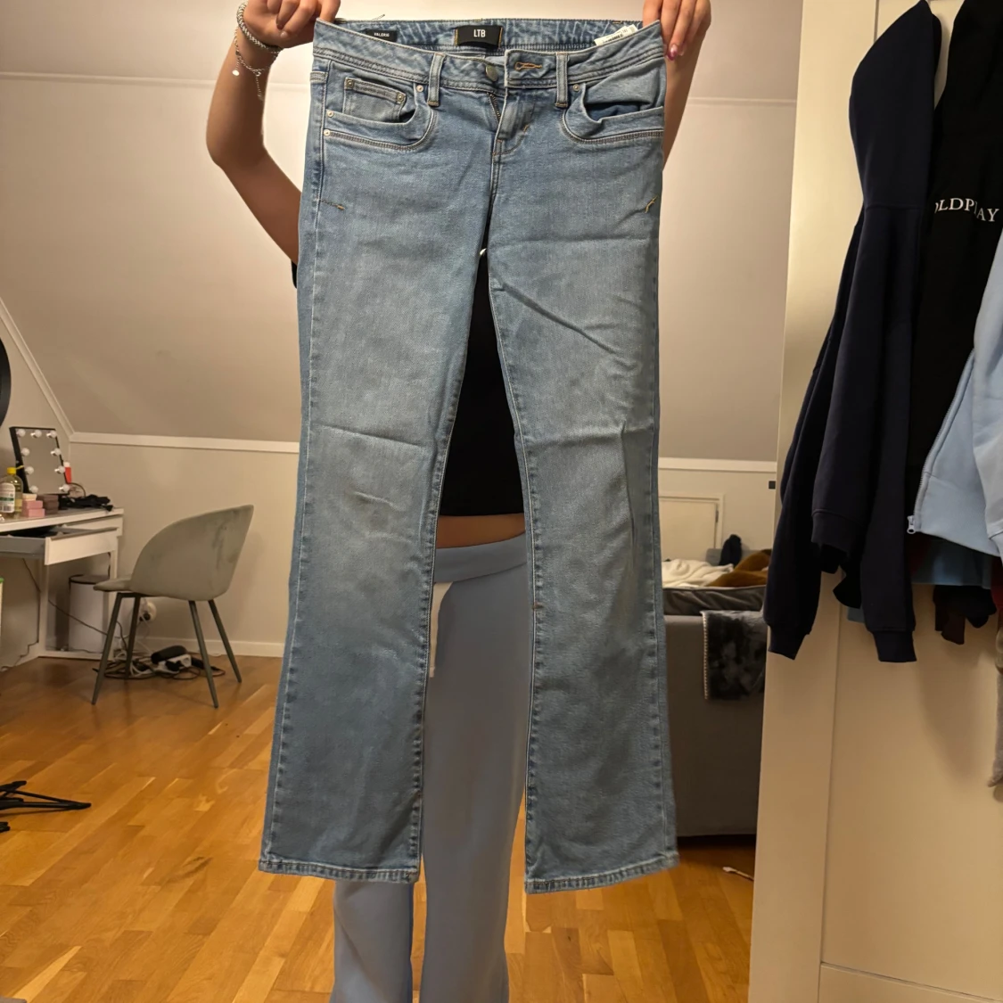 Ljusblå raka jeans från LTB, W27 L32 - 3