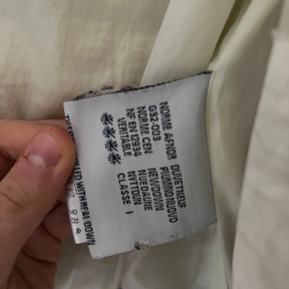 Brun dunjacka från Moncler branson - 3