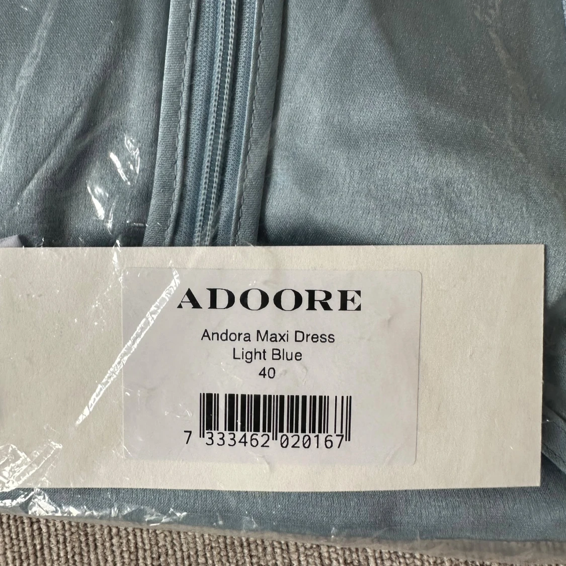 Ljusblå långklänning från Adoore - 1