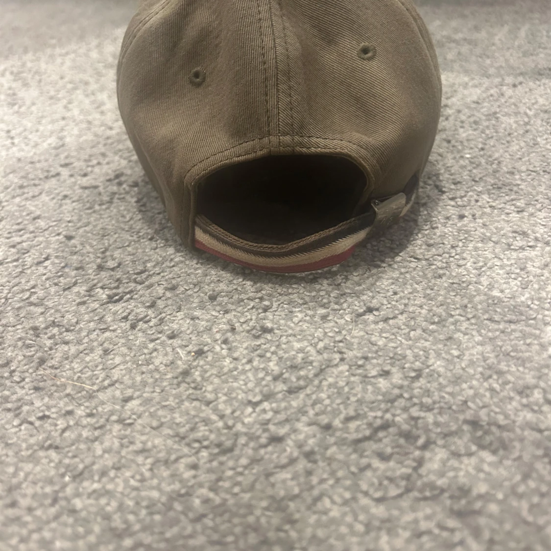 Olivgrön Moncler keps i bomull - 2