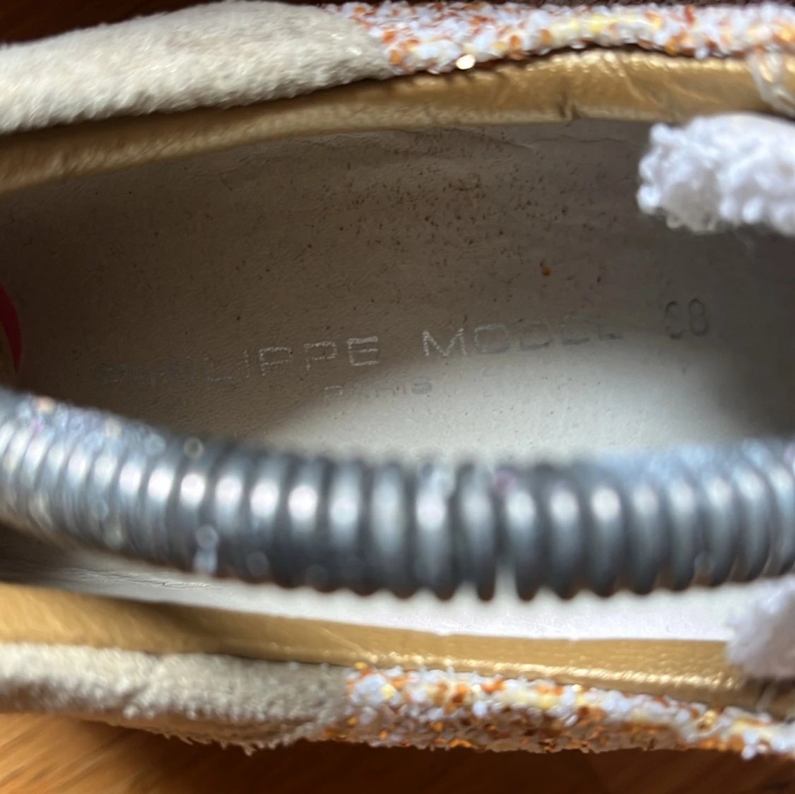 Glittriga Philippe Model sneakers beige - 2