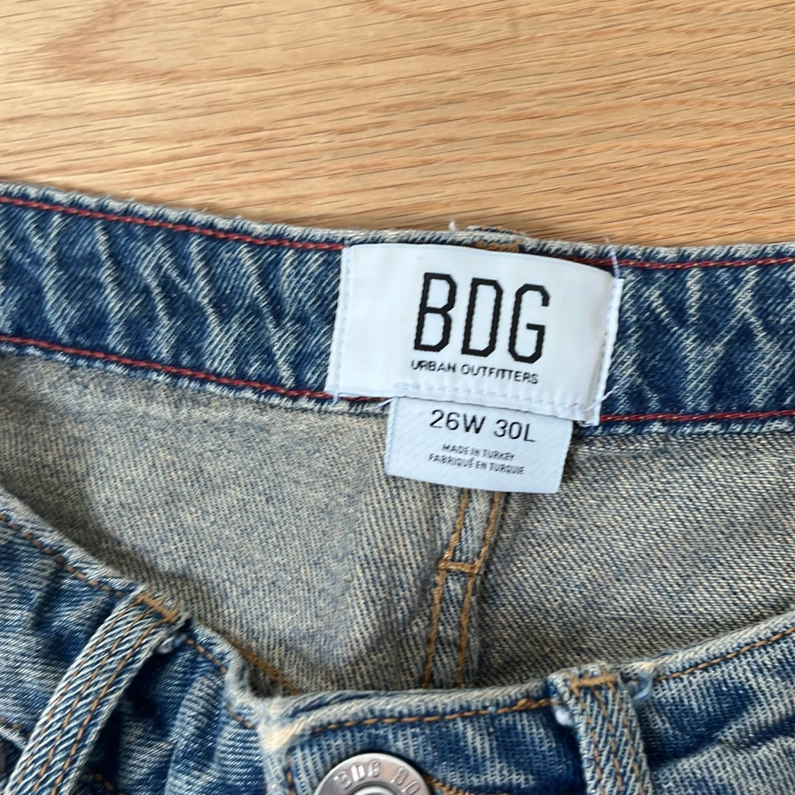 Wide jeans från BDG med rå kant - 4