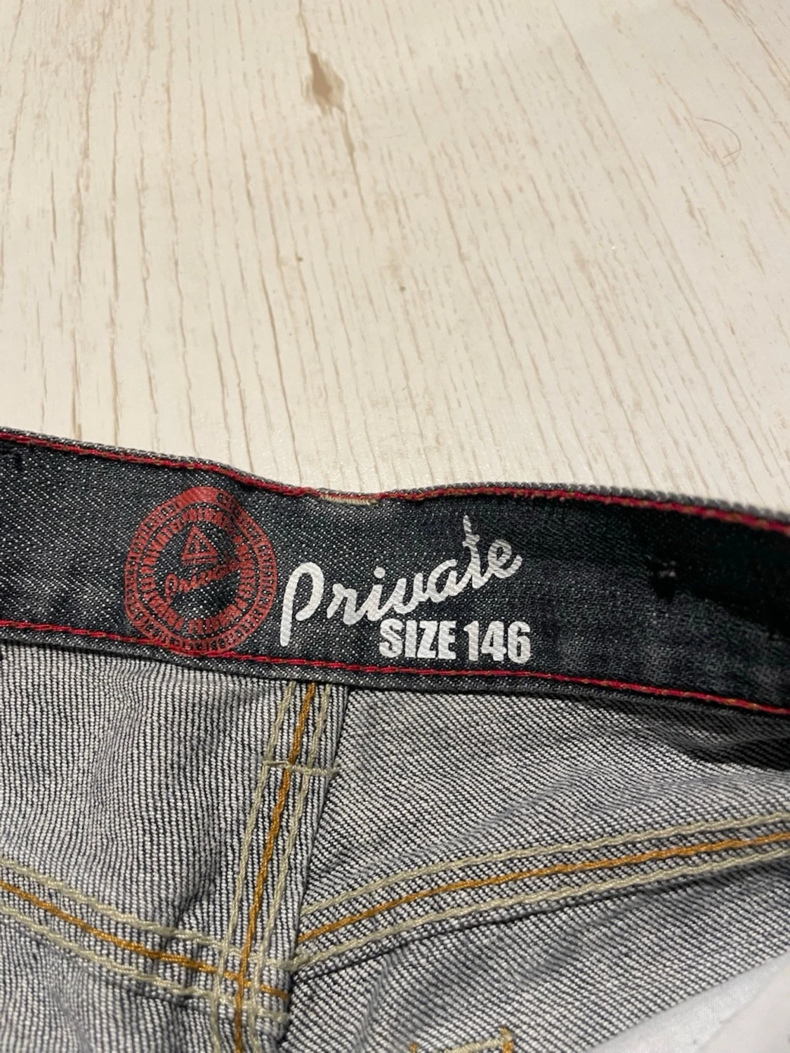 Mörkblå jeansshorts från Private - 4