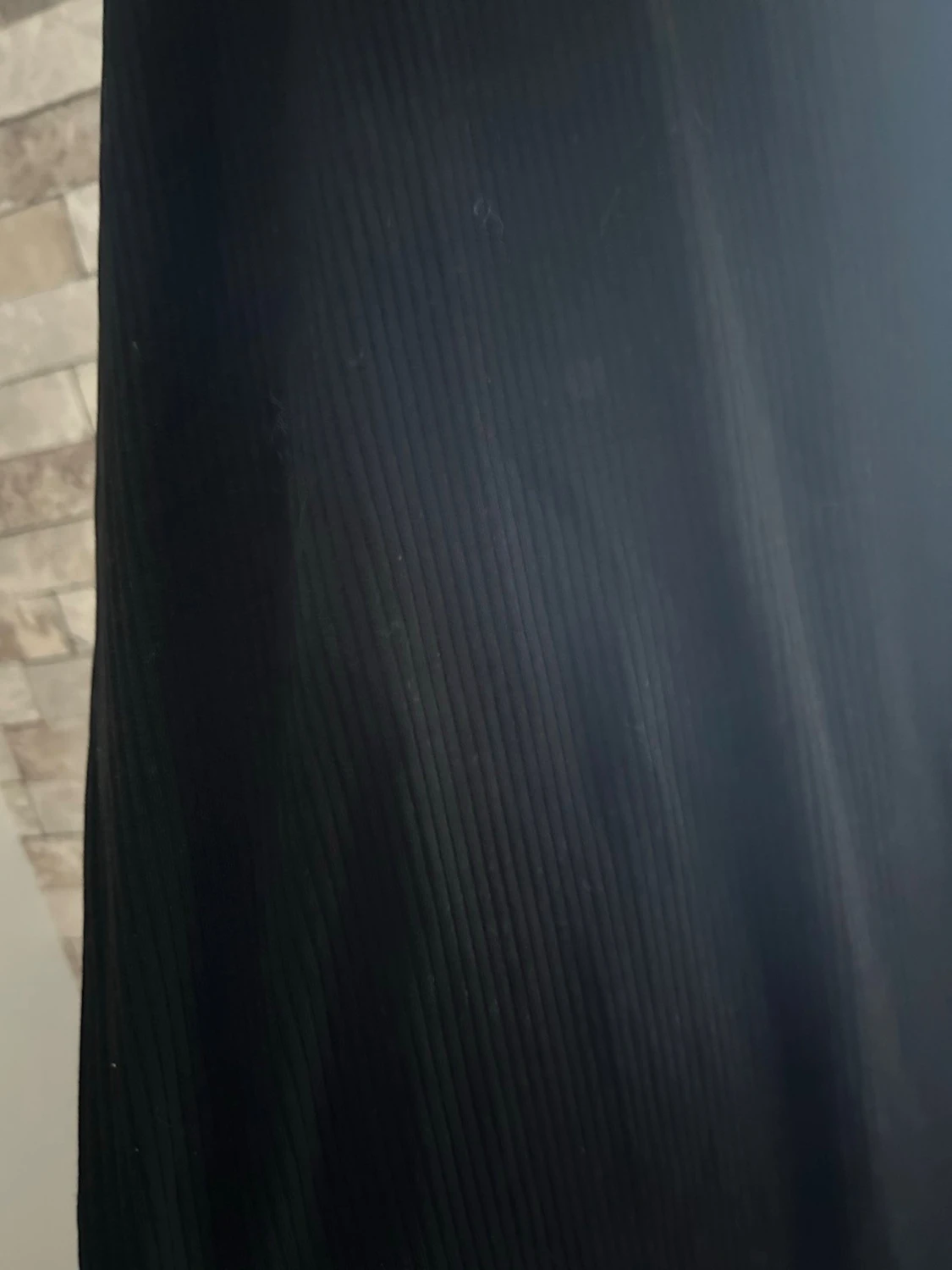 Svart ribbad långklänning från ONLY - 2