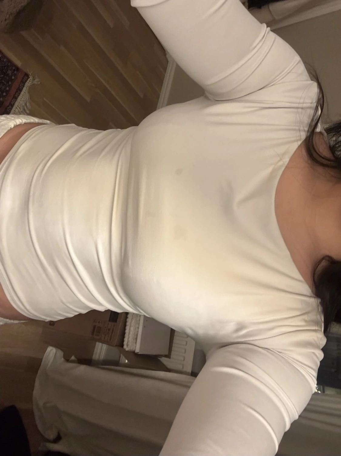 Beige tight topp från H&M - 2