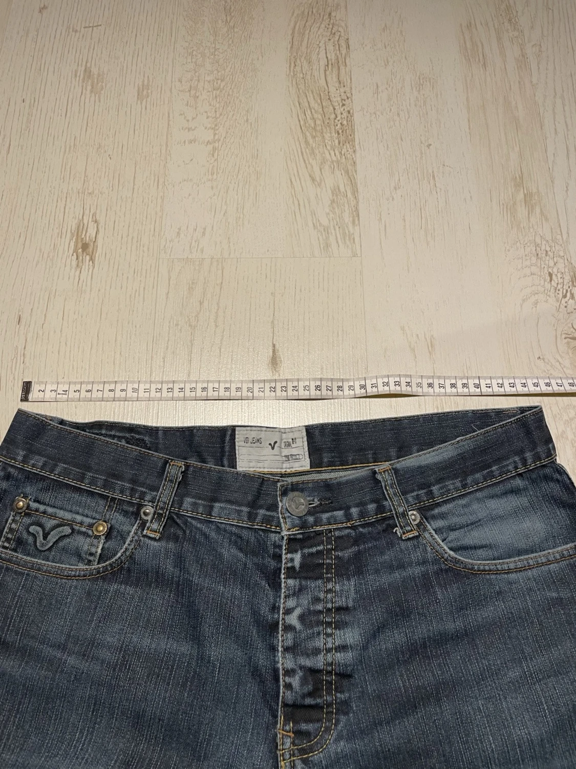 Mörkblå raka jeans från VOI Jeans - 1