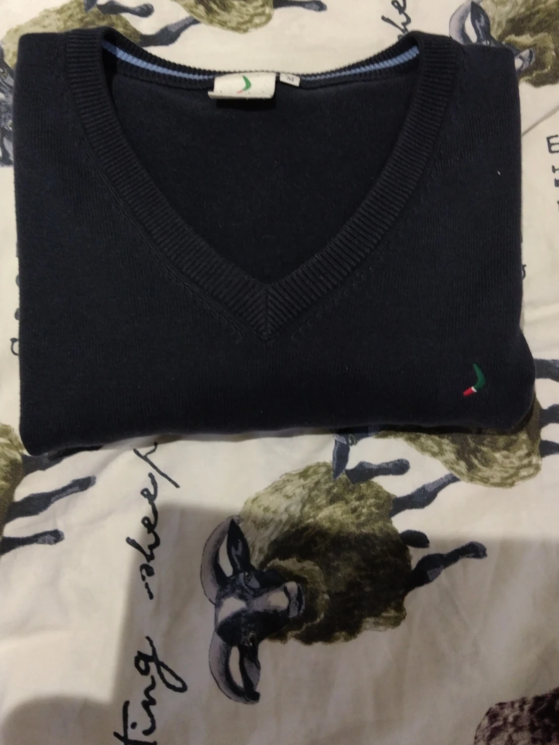 Mörkblå stickad tröja Boomerang - 3