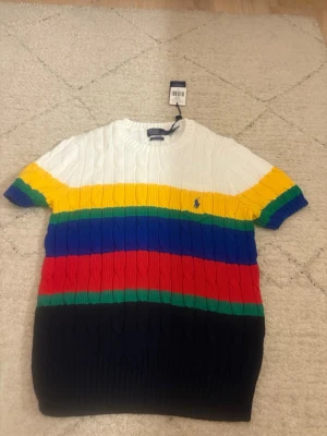 Randig kabelstickad tröja Polo Ralph Lauren - Aldrig använd och barnens L. 