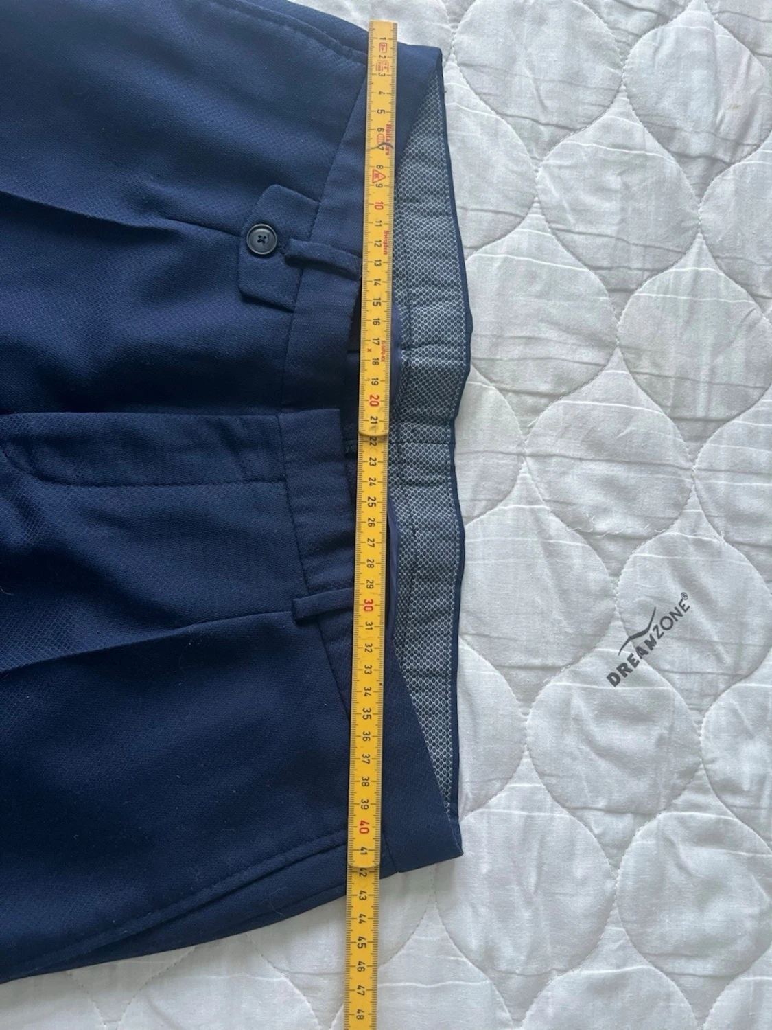 Mörkblå kavaj med klassisk passform - 5