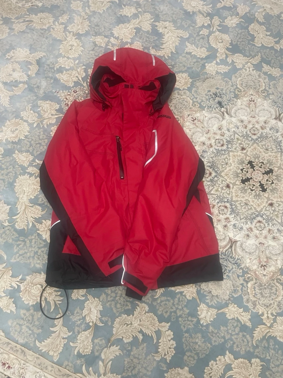 Röd vindjacka från Fristads, M - 1