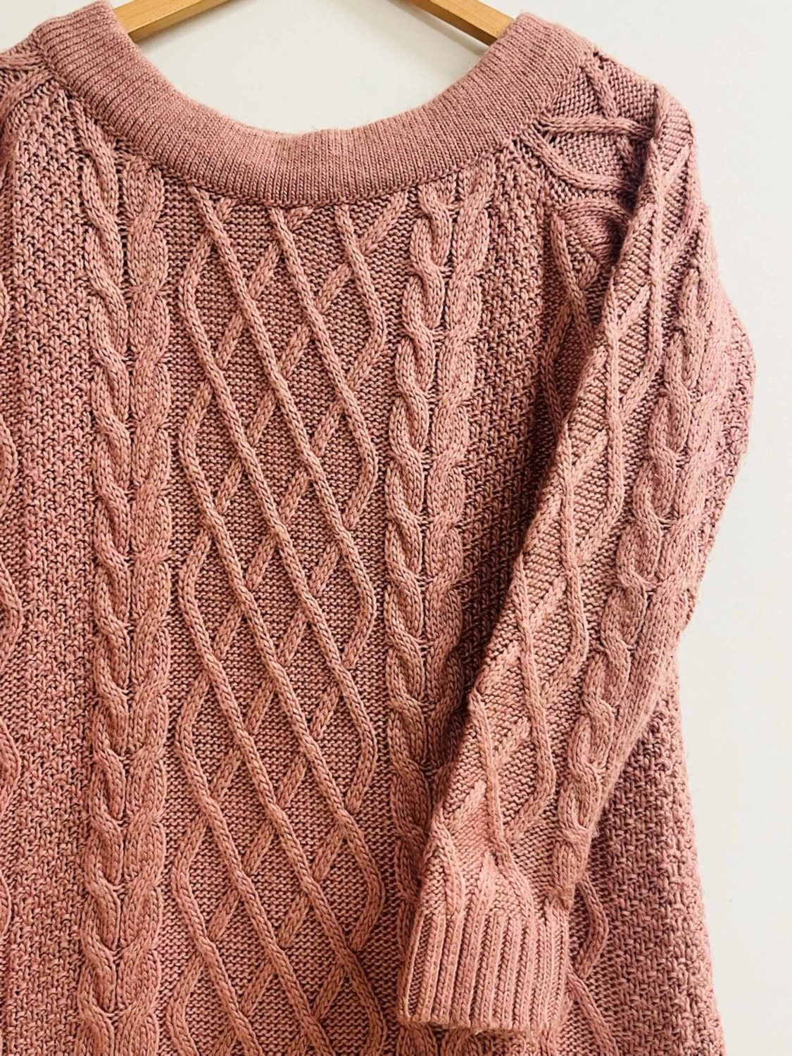 Rosa stickad tröja från NA-KD - 1