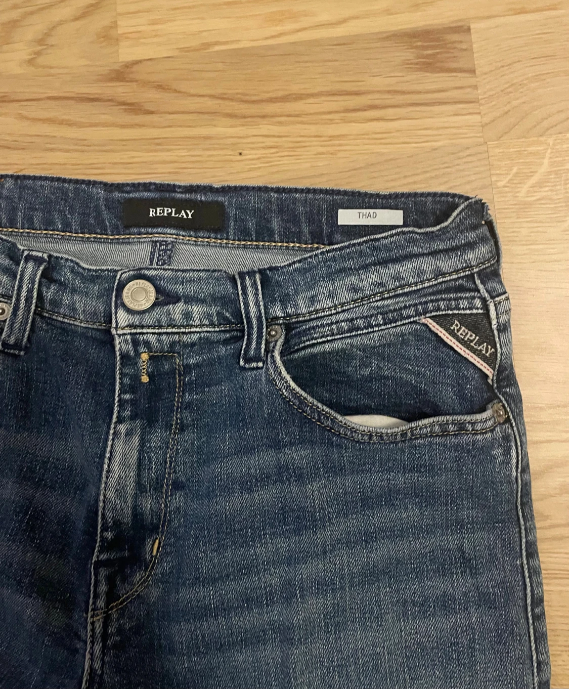 Blå Replay Thad jeans - 16A - 2