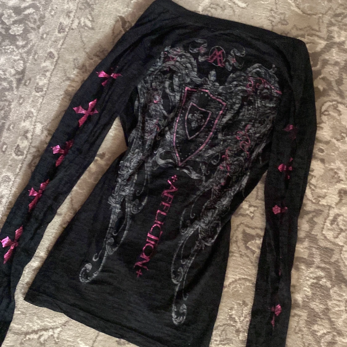 Svart långärmad tröja från Affliction