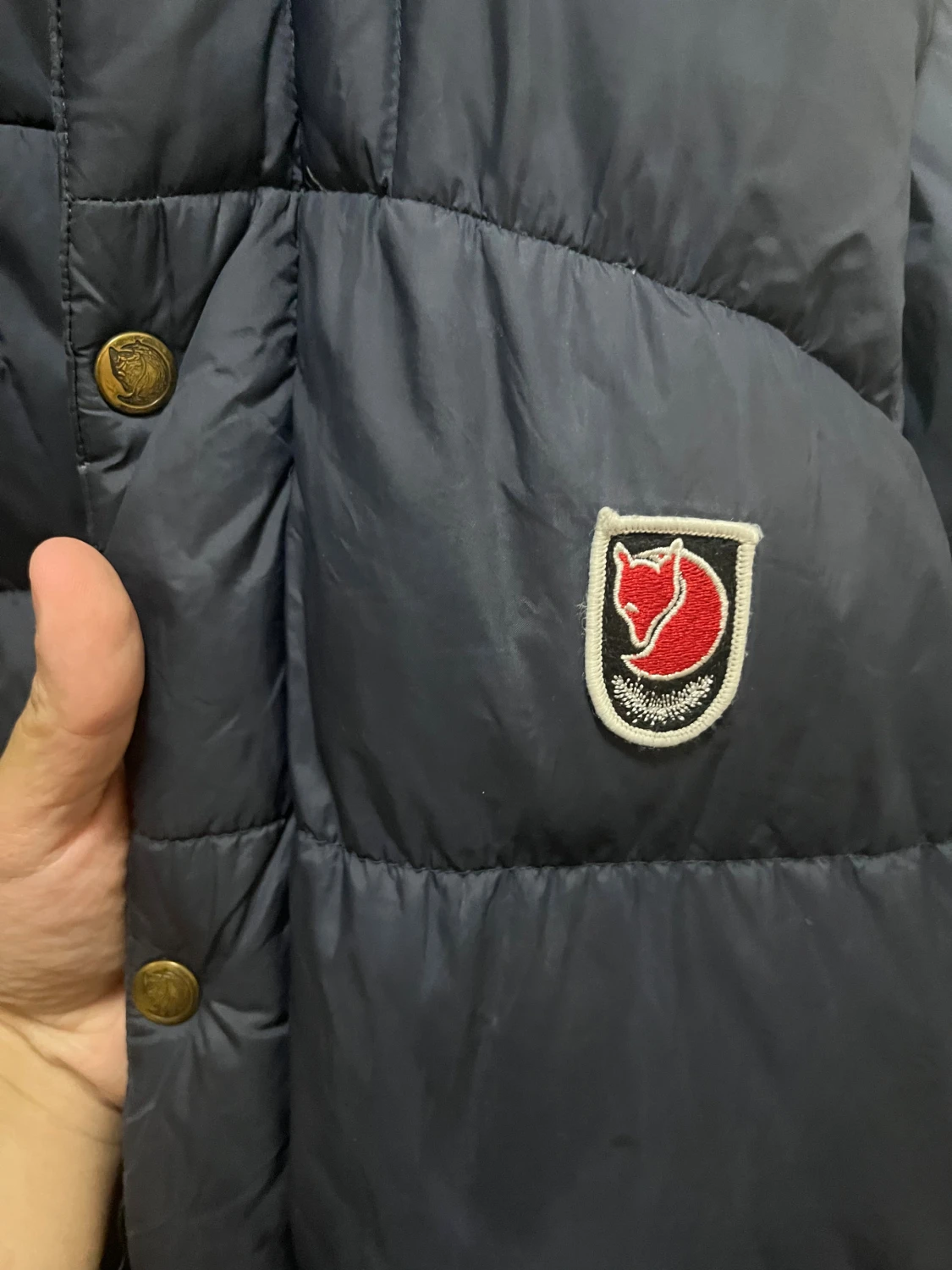 Mörkblå dunjacka från Fjällräven S - 4