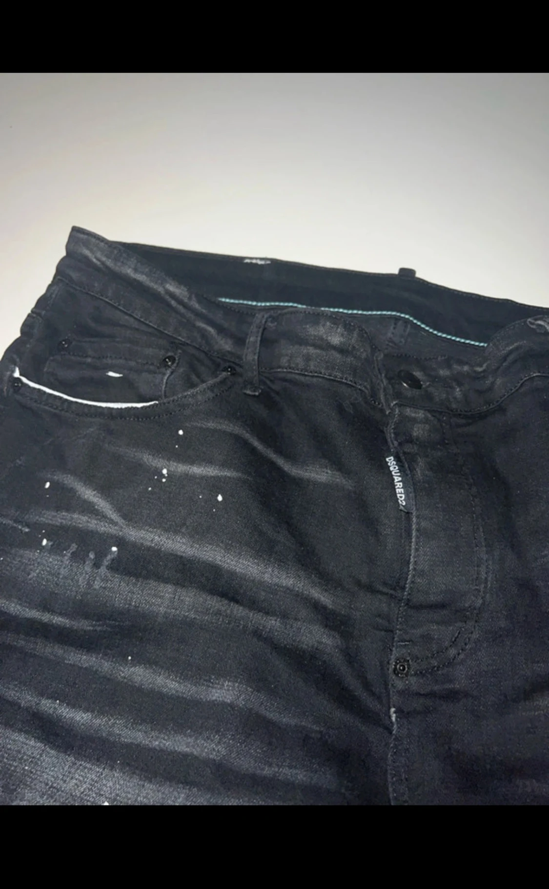 Svarta Dsquared2 jeans med detaljer - 2