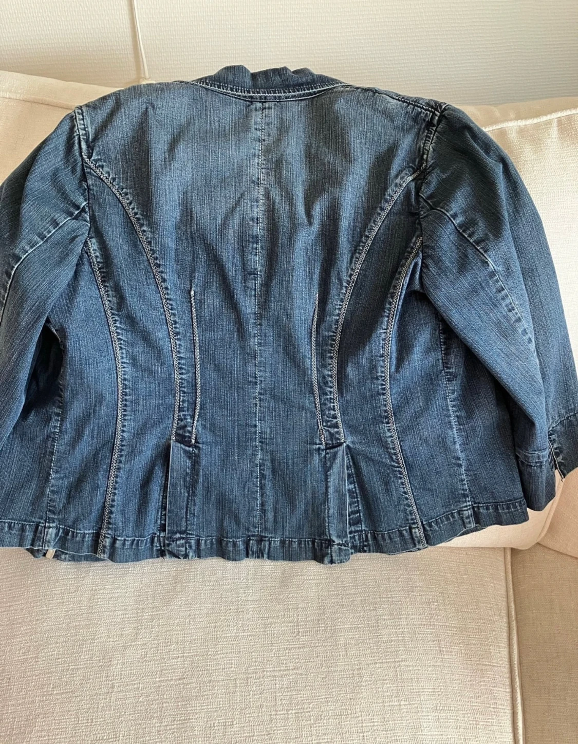 Blå jeanskavaj från Ecru - 3