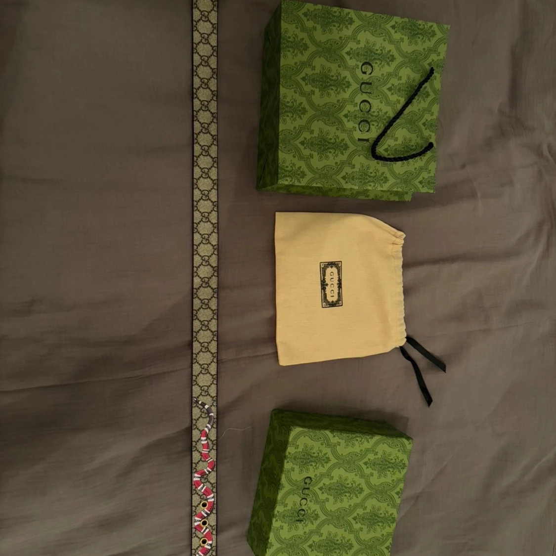 Gucci skärp med ormmönster - 2