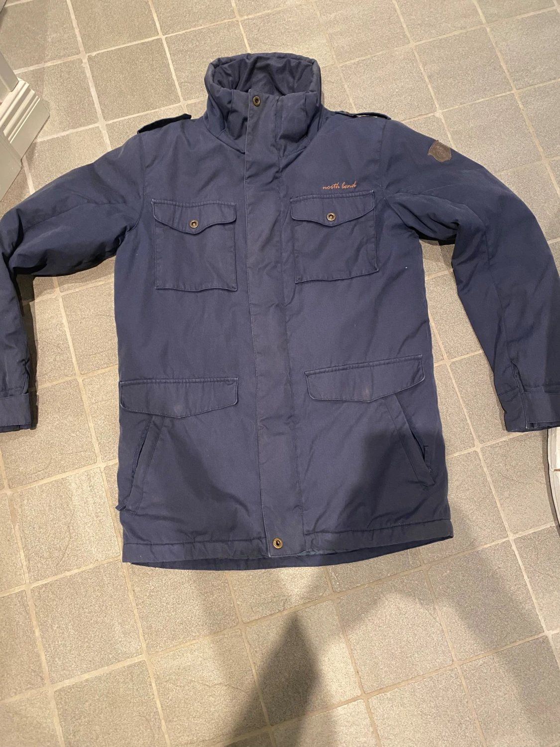 Blå parkajacka från North Bend