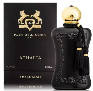 Parfums de Marly Athalia 75ml - Athalia från Parfums de Marly är en lyxig parfym i elegant svart flaska med gulddetaljer. Volymen är 75 ml. Perfekt för dig som vill sticka ut med en exklusiv doft från Paris.