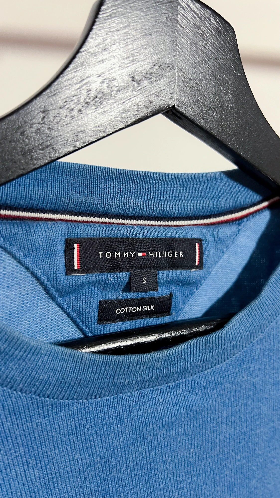 TOMMY HILFIGER Stickad tröja - S - Man - Cotton Silk - 2