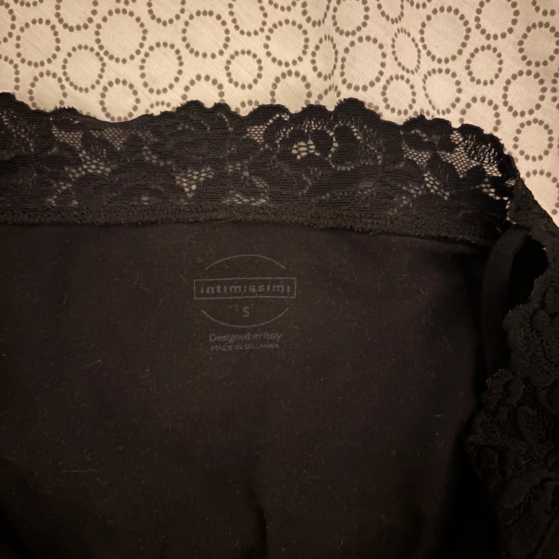 Svart spetskantad linnetopp Intimissimi - 3