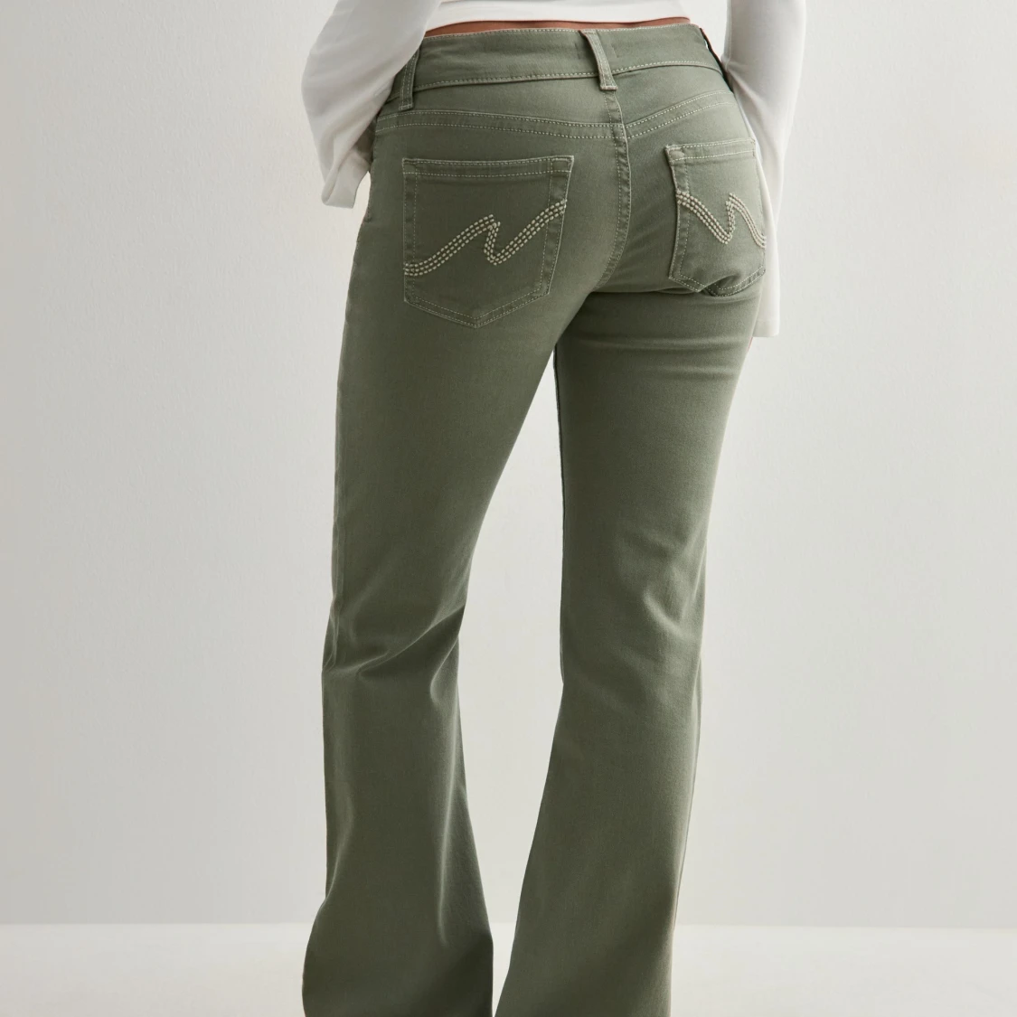 Gröna bootcut jeans Nelly - 1