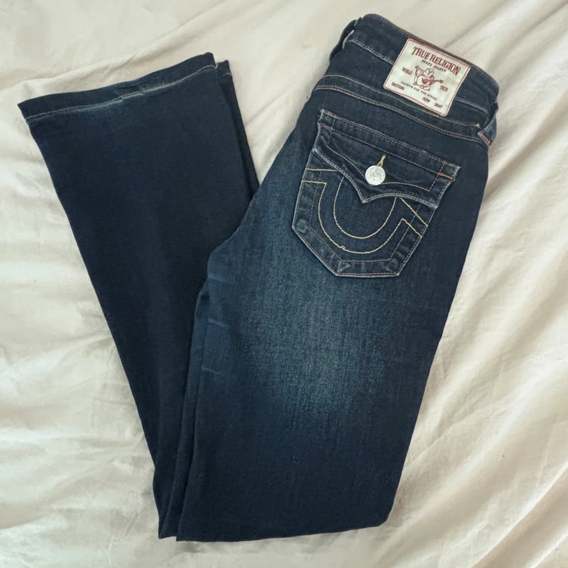 True Religion mörkblå bootcut jeans - 1