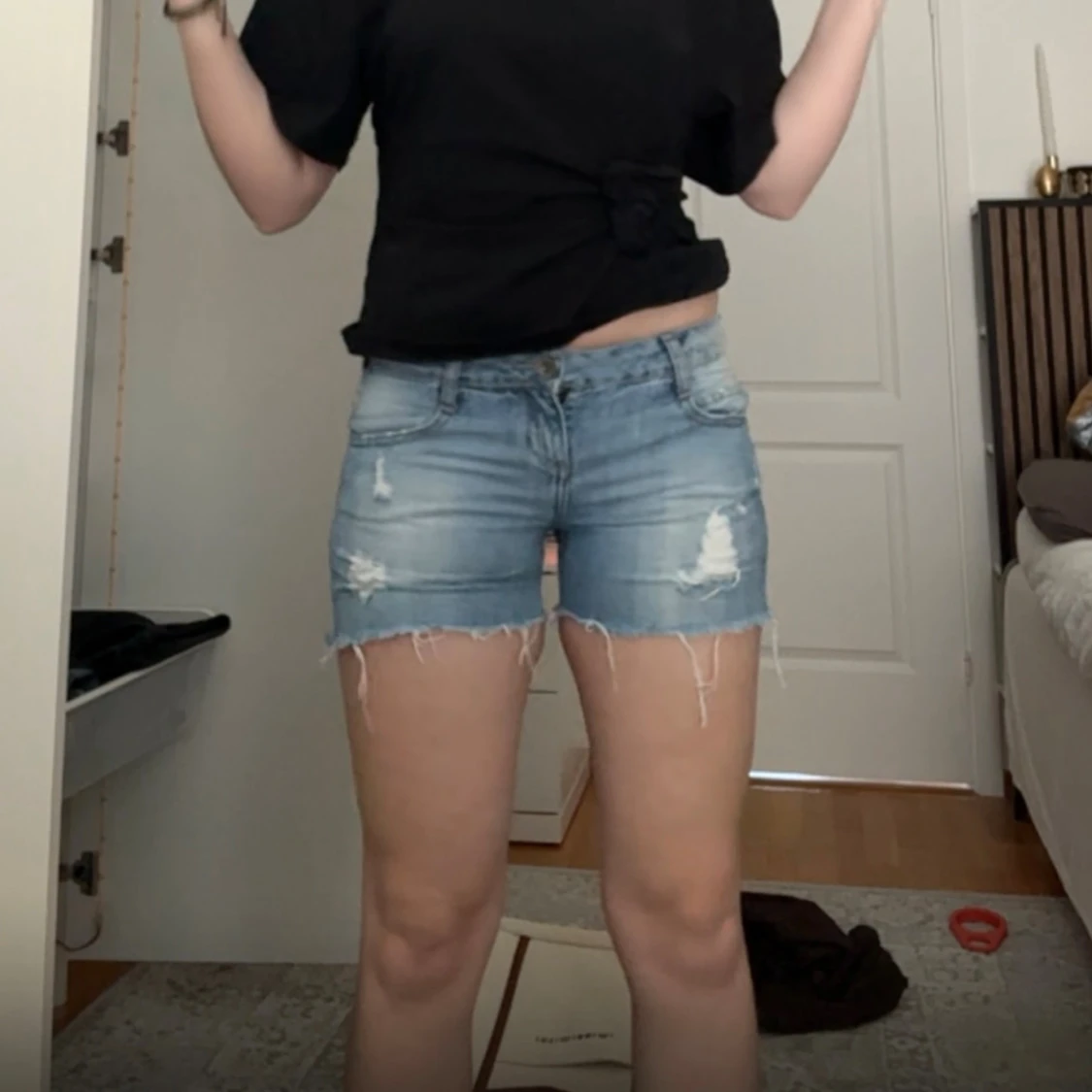 Low waist jeansshorts - 2