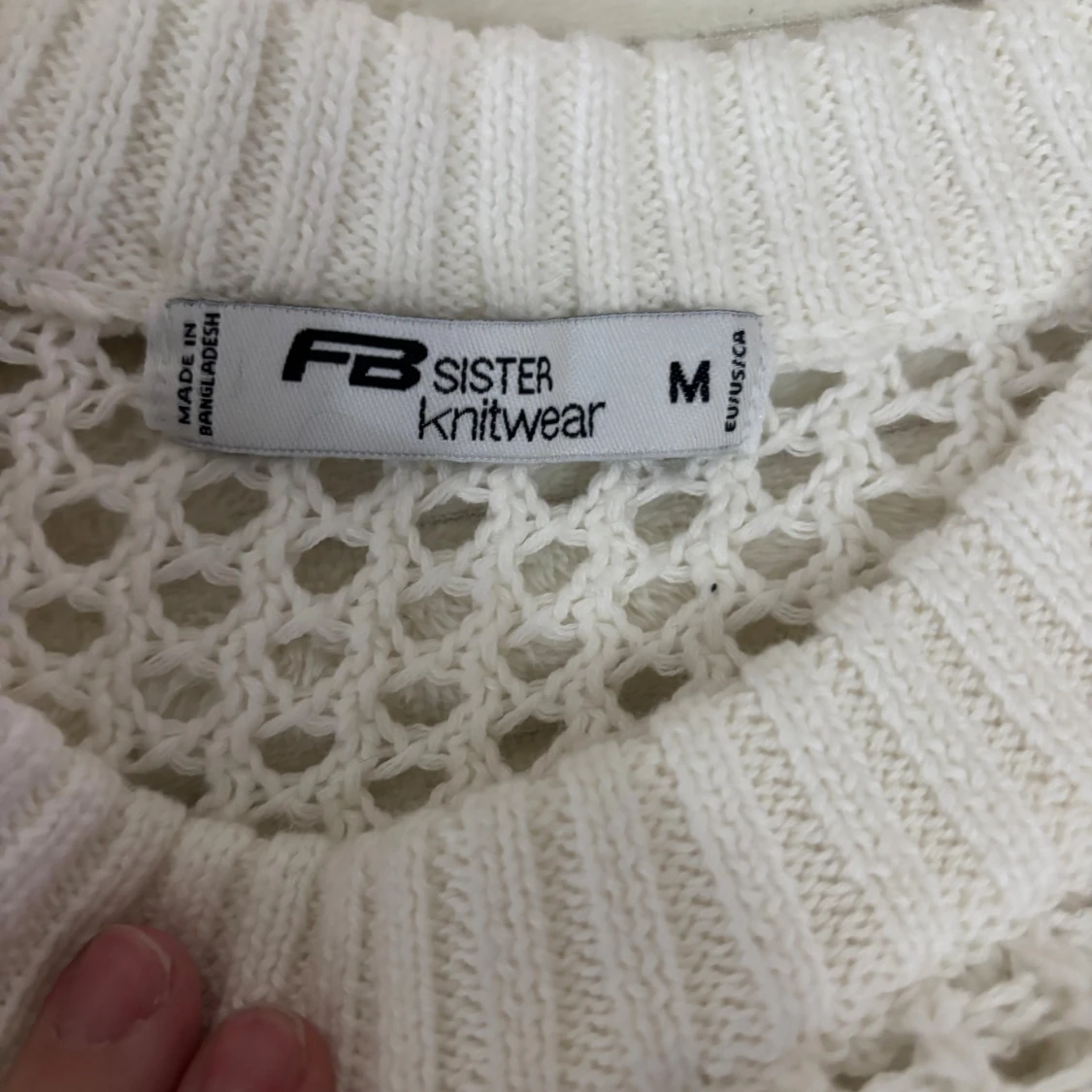 Stickad crop top - 2