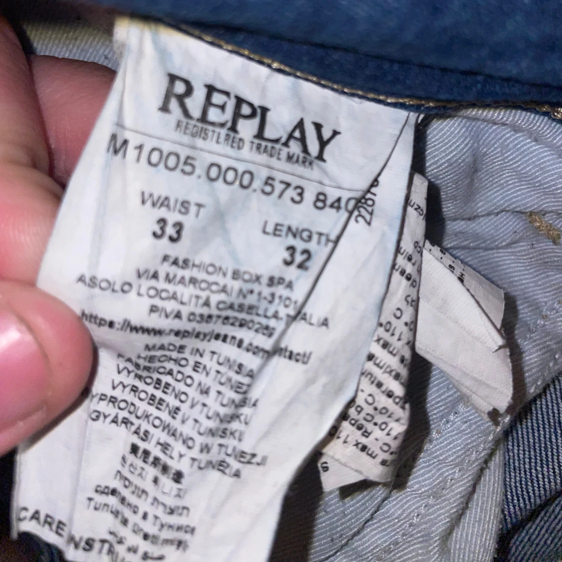 Blå Replay Rocco jeans - 4