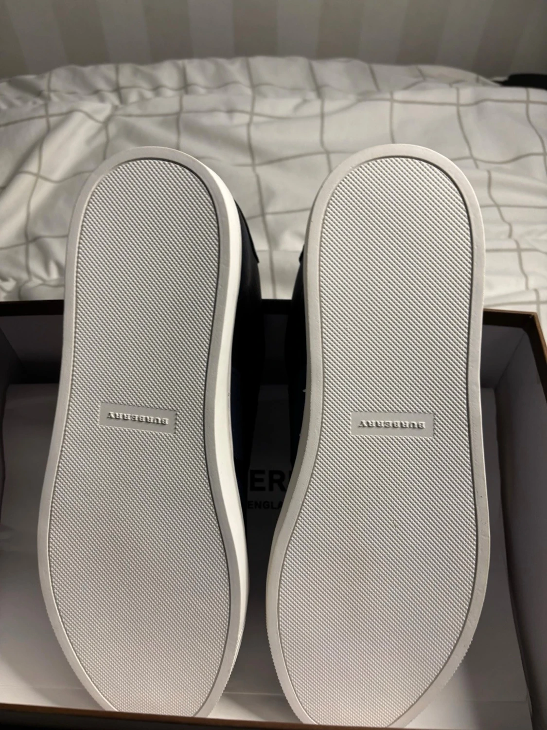 Blå sneakers från Burberry - 4