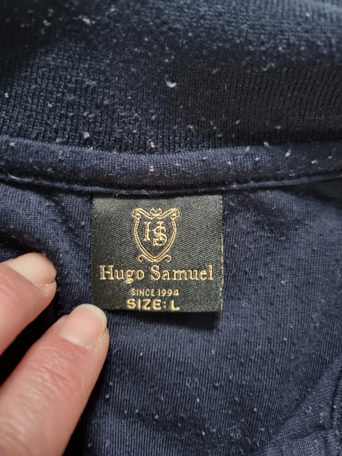 Svart och rosa pikétröja med gradient - 2