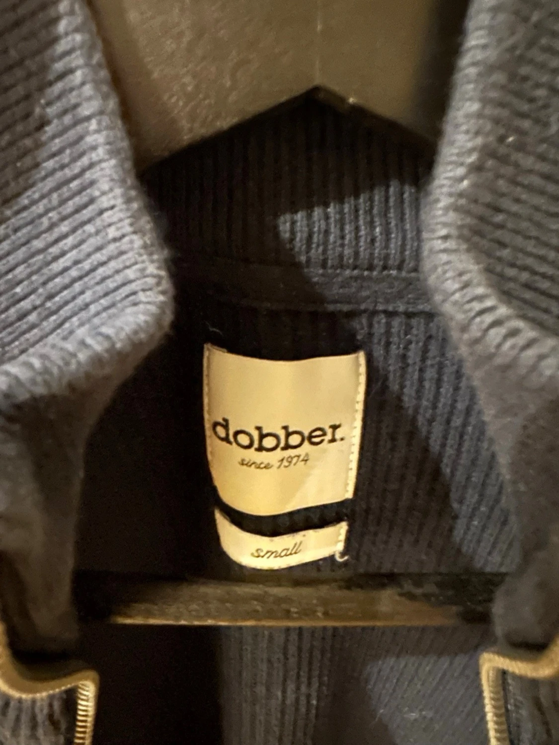 Mörkblå fullzip - 2